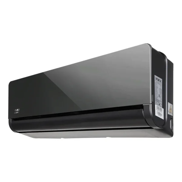 Lesklá sivá dizajnová klimatizácia 5,5kW VIVAX ACP-18CH50AEHI R32 zrkadlová sivá