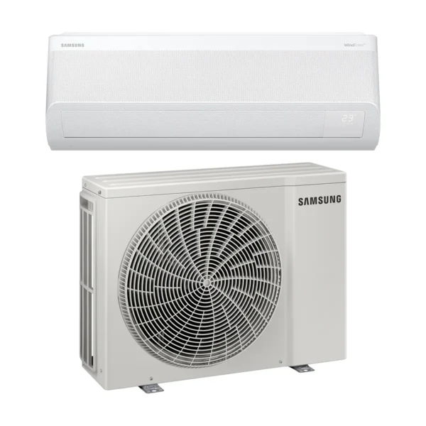 set biela klimatizácia klimatizácia Samsung WindFree Avant S2 3,5kW, model: AR70F12C1AWNEU, AR70F12C1AWXEU